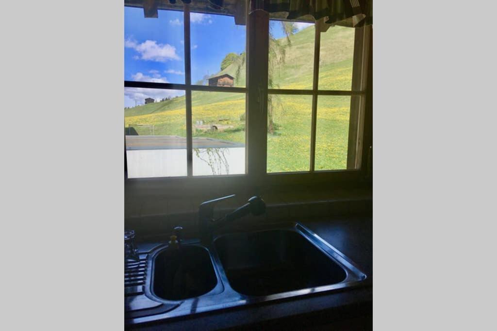Ferienwohnung Uf Z'Enisch クロスタース エクステリア 写真